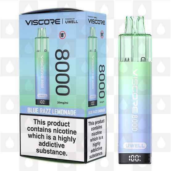 Uwell Viscore 8000 | Pre-Filled Pod Kit, Flavour: Blue Razz Lemonade