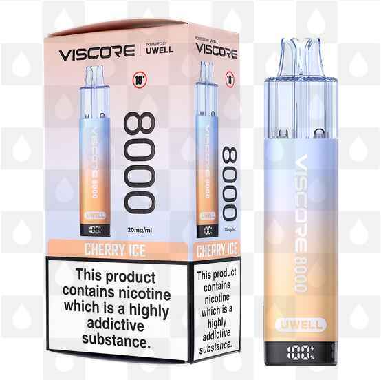 Uwell Viscore 8000 | Pre-Filled Pod Kit, Flavour: Cherry Ice