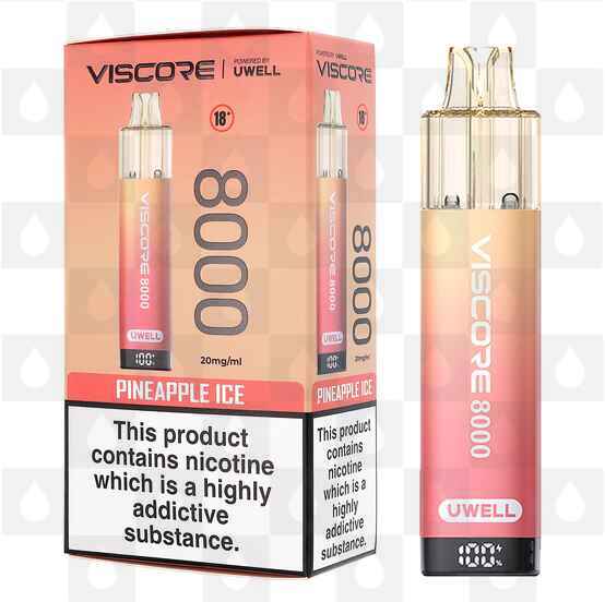 Uwell Viscore 8000 | Pre-Filled Pod Kit, Flavour: Pineapple Ice