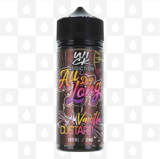 Vanilla Custard | All Day Long by Wick Addiction E Liquid | 100ml Short Fill
