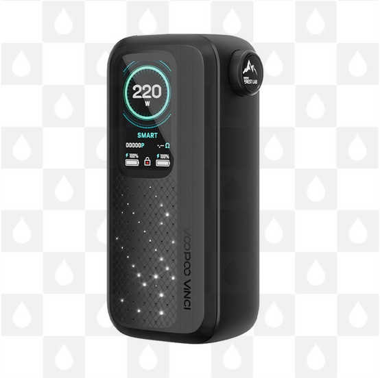 VooPoo Vinci Spark 220 Vape Mod, Selected Colour: Midnight Black
