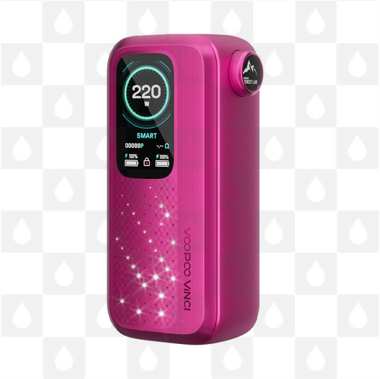 VooPoo Vinci Spark 220 Vape Mod, Selected Colour: Rose Red