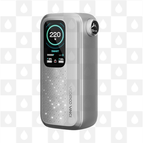 VooPoo Vinci Spark 220 Vape Mod, Selected Colour: Tech Silver
