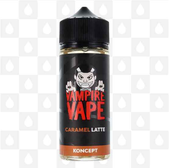 Caramel Latte | Desserts by Vampire Vape E Liquid | 50ml & 100ml Shortfill, Strength & Size: 0mg • 100ml (120ml Bottle)