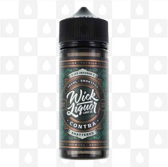 Contra Shattered by Wick Liquor E Liquid | 50ml & 100ml Short Fill, Strength & Size: 0mg • 100ml (120ml Bottle)