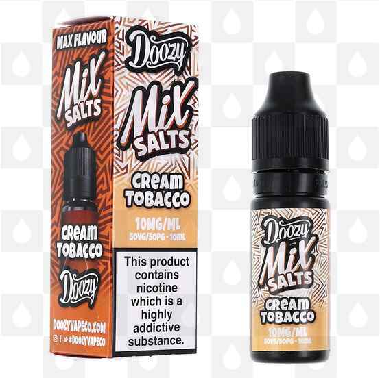 Cream Tobacco | Mix Salts by Doozy E Liquid | 10ml Nic Salt, Strength & Size: 10mg • 10ml