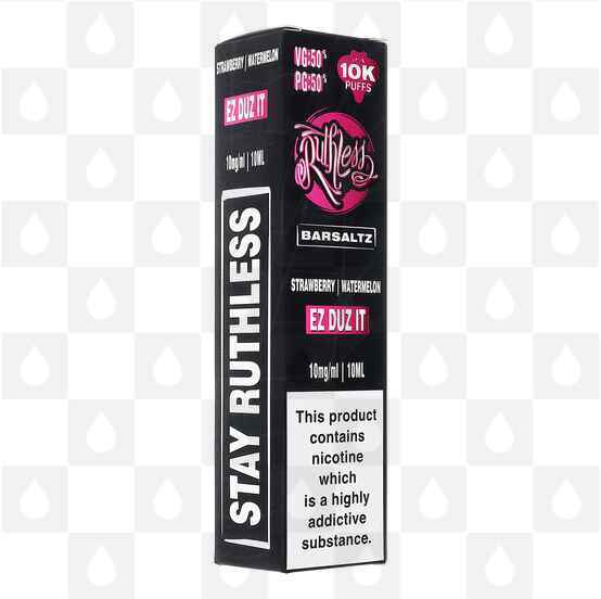 Ez Duz It Nic Salt by Ruthless E Liquid | 10ml Bottles, Strength & Size: 10mg • 10ml