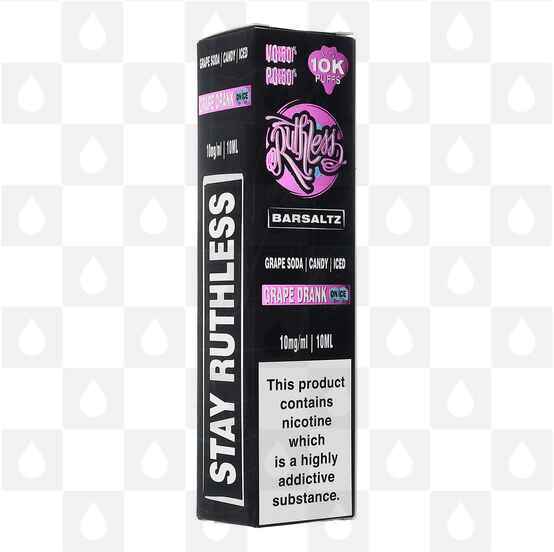 Grape Drank On Ice Nic Salt by Ruthless E Liquid | 10ml Bottles, Strength & Size: 20mg • 10ml