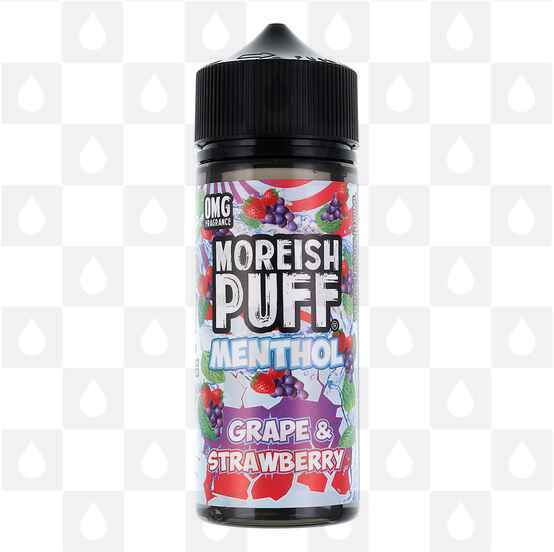 Grape & Strawberry | Menthol by Moreish Puff E Liquid | 100ml Short Fill