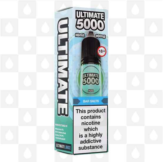 H20 by Ultimate 5000 E Liquid | 10ml Nic Salt, Strength & Size: 20mg • 10ml