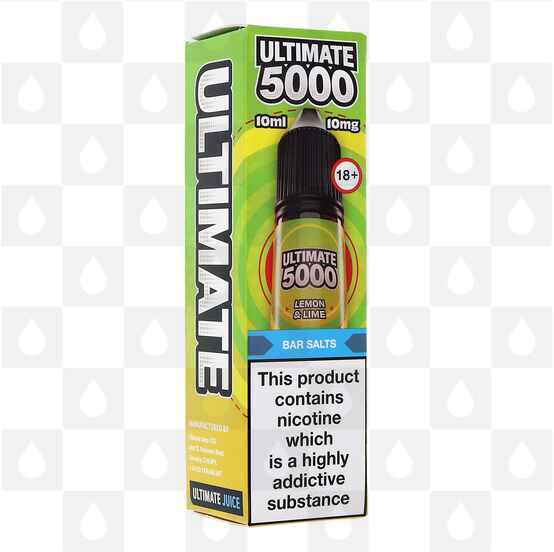 Lemon & Lime by Ultimate 5000 E Liquid | 10ml Nic Salt, Strength & Size: 10mg • 10ml