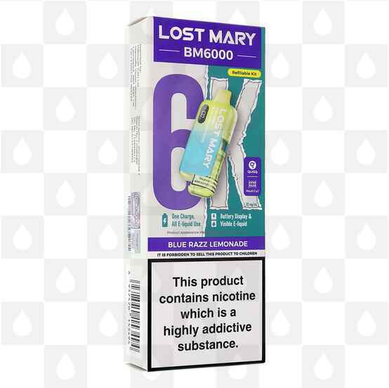 Lost Mary BM6000 | Pre-Filled Pod Kit, Flavour: Blue Razz Lemonade