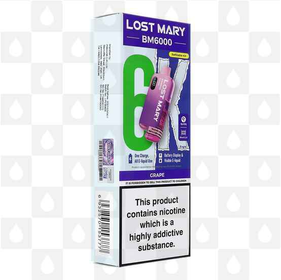 Lost Mary BM6000 | Pre-Filled Pod Kit, Flavour: Grape