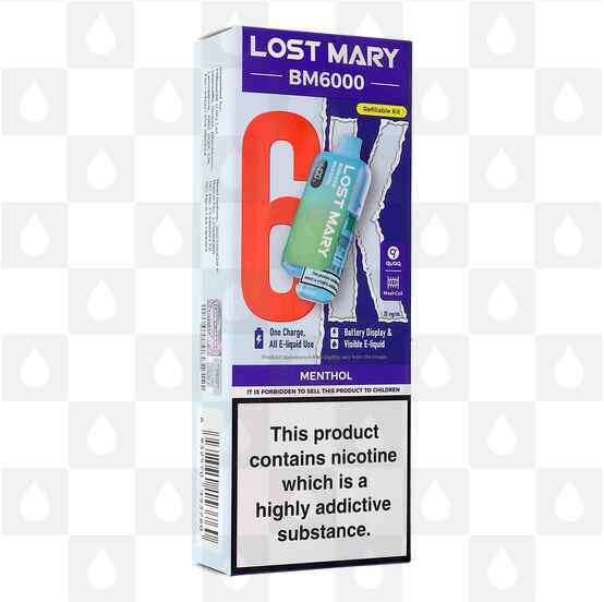 Lost Mary BM6000 | Pre-Filled Pod Kit, Flavour: Menthol