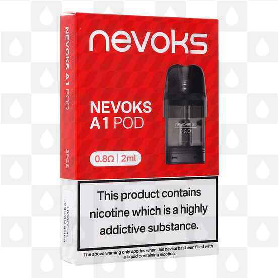 Nevoks Feelin A1 Replacement Pods, Pod Type: 3 x 0.8 Ohm Pods