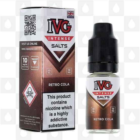 Retro Cola by IVG Intense E Liquid | 10ml Nic Salt, Strength & Size: 20mg • 10ml