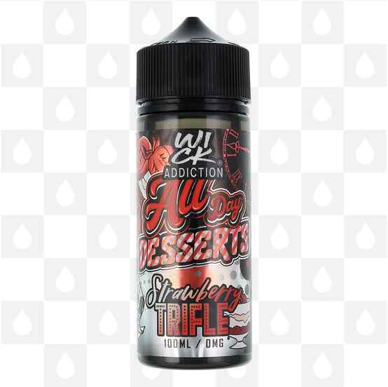 Strawberry Trifle | All Day Desserts by Wick Addiction E Liquid | 100ml Short Fill
