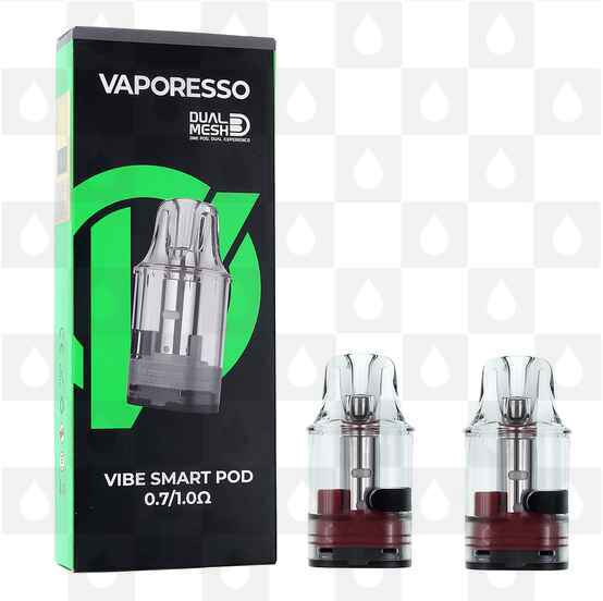 Vaporesso Vibe / Vibe SE Replacement Pod Pack, Style: 2 x 0.7 / 1.0 Ohm