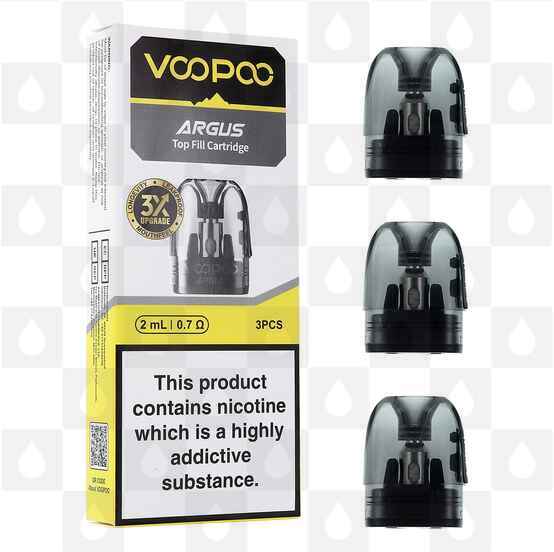 VooPoo Argus Pod Cartridge, Pod Type: 3 x 0.7 Ohm Mesh (Top Fill)