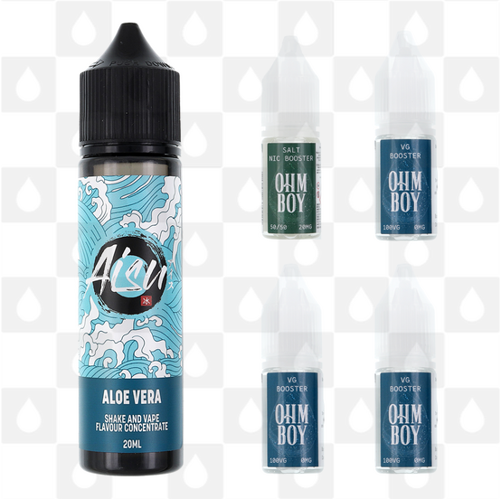 Aloe Vera | Shake & Vape by Aisu E Liquid | 60ml Long Fill, Nicotine Type: Nicotine Salt, Strength & Size: 03mg Salt • 60ml • Inc Shots (60/40)