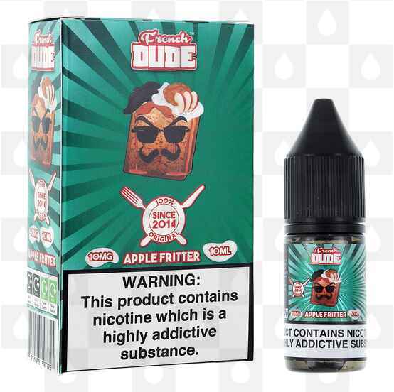 Apple Fritter by French Dude E Liquid | 10ml Nic Salt, Strength & Size: 20mg • 10ml