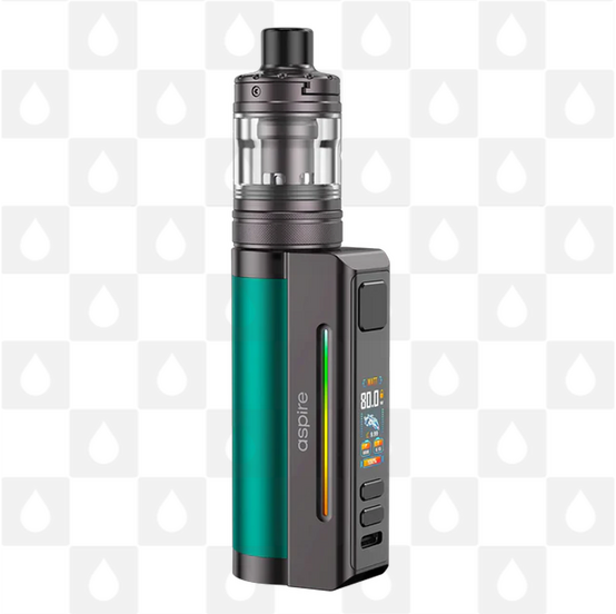 Aspire Zelos M80 Vape Kit, Selected Colour: Green & Gunmetal