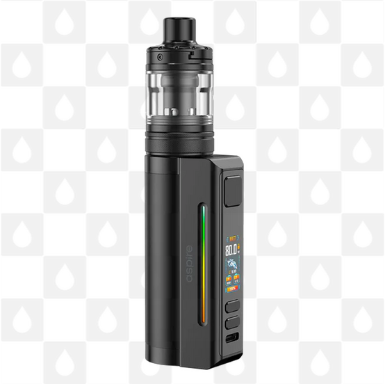 Aspire Zelos M80 Vape Kit, Selected Colour: Black & Silver