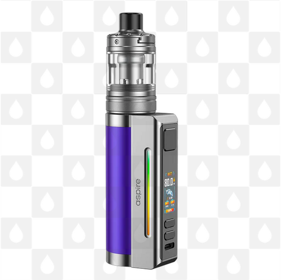 Aspire Zelos M80 Vape Kit, Selected Colour: Purple & Silver