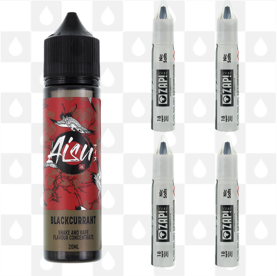 Blackcurrant | Shake & Vape by Aisu E Liquid | 60ml Long Fill, Nicotine Type: Nicotine Salt, Strength & Size: 12mg Salt • 60ml • Inc Shots (50/50)