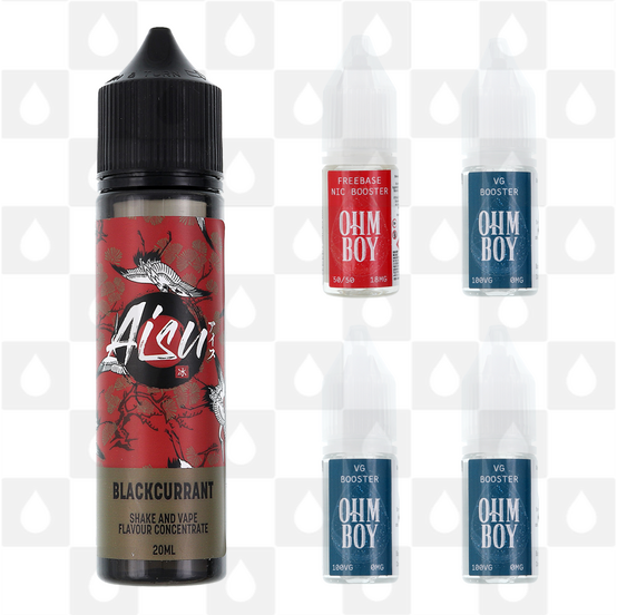 Blackcurrant | Shake & Vape by Aisu E Liquid | 60ml Long Fill, Nicotine Type: Regular Nicotine, Strength & Size: 03mg • 60ml • Inc Shots (60/40)
