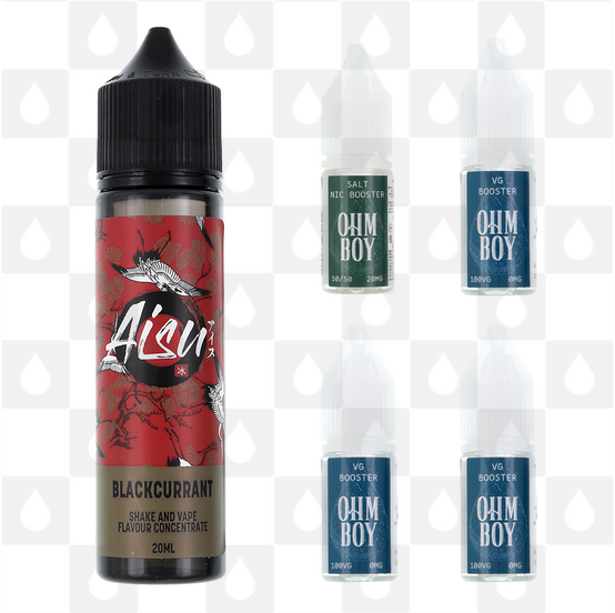 Blackcurrant | Shake & Vape by Aisu E Liquid | 60ml Long Fill, Nicotine Type: Nicotine Salt, Strength & Size: 03mg Salt • 60ml • Inc Shots (60/40)