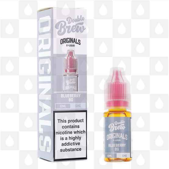 Blueberry BG | The Originals by Double Brew E Liquid | 10ml Nic Salts, Strength & Size: 10mg • 10ml