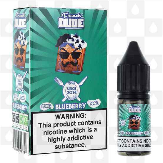 Blueberry by French Dude E Liquid | 10ml Nic Salt, Strength & Size: 10mg • 10ml