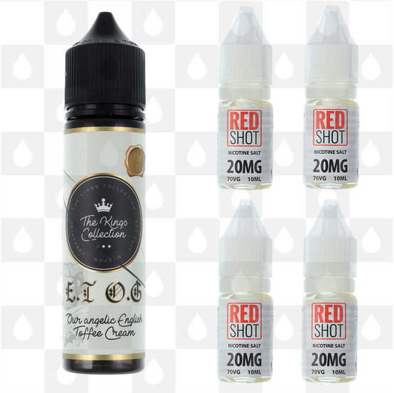 E.T O.G by The Kings Collection E Liquid | 60ml Longfill, Nicotine Type: Nicotine Salt, Strength & Size: 12mg Salt • 60ml • Inc Shots (50/50)