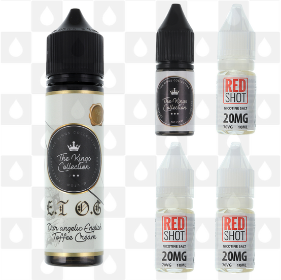 E.T O.G by The Kings Collection E Liquid | 60ml Longfill, Nicotine Type: Nicotine Salt, Strength & Size: 09mg Salt • 60ml • Inc Shots (50/50)