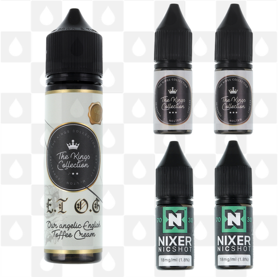 E.T O.G by The Kings Collection E Liquid | 60ml Longfill, Nicotine Type: Regular Nicotine, Strength & Size: 06mg • 60ml • Inc Shots (50/50)
