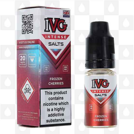 Frozen Cherries by IVG Intense E Liquid | 10ml Nic Salt, Strength & Size: 20mg • 10ml