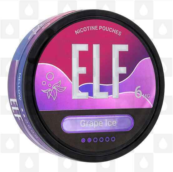 Grape Ice by Elf | Nicotine Pouches, Strength & Size: 20 x 6mg Pouches