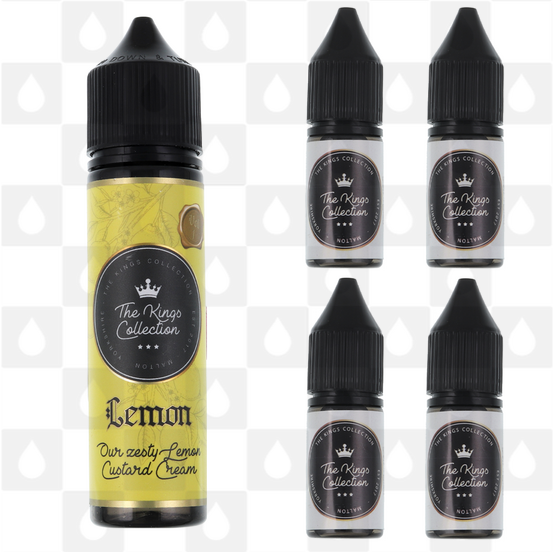 Lemon Custard Cream by The Kings Collection E Liquid | 60ml Longfill, Nicotine Type: Nicotine Free, Strength & Size: 00mg • 60ml (50/50)
