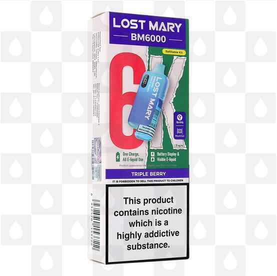 Lost Mary BM6000 | Pre-Filled Pod Kit, Flavour: Triple Berry