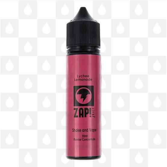 Lychee Lemonade | Shake & Vape by Zap E Liquid | 60ml Long Fill, Nicotine Type: Nicotine Free, Strength & Size: 20ml Concentrate (Mix Before Use)