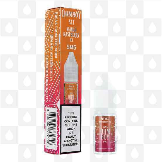Mango Raspberry Ice | SLT by Ohm Boy E Liquid | Nic Salt, Strength & Size: 10mg • 10ml • Out Of Date