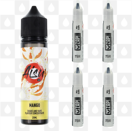 Mango | Shake & Vape by Aisu E Liquid | 60ml Long Fill, Nicotine Type: Nicotine Salt, Strength & Size: 12mg Salt • 60ml • Inc Shots (50/50)
