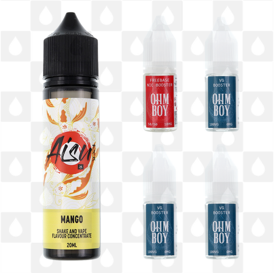 Mango | Shake & Vape by Aisu E Liquid | 60ml Long Fill, Nicotine Type: Regular Nicotine, Strength & Size: 03mg • 60ml • Inc Shots (60/40)
