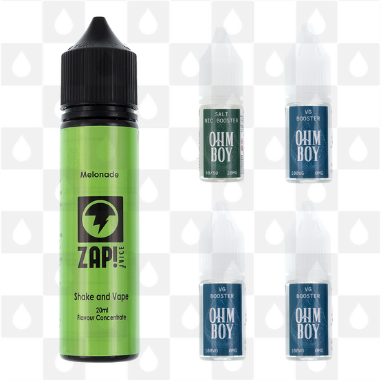 Melonade | Shake & Vape by Zap E Liquid | 60ml Long Fill, Nicotine Type: Nicotine Salt, Strength & Size: 03mg Salt • 60ml • Inc Shots (60/40)