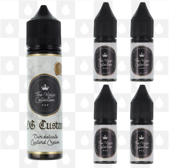 O.G Custard by The Kings Collection E Liquid | 60ml Longfill, Nicotine Type: Nicotine Free, Strength & Size: 00mg • 60ml (50/50)
