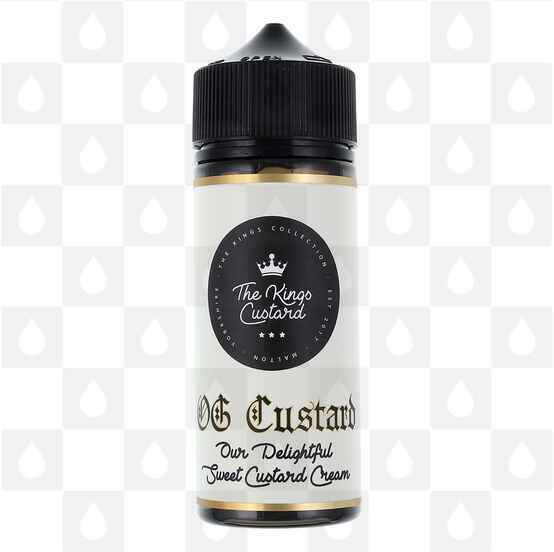 OG Custard by The Kings Custard E Liquid | 100ml Shortfill, Strength & Size: 0mg • 100ml (120ml Bottle)