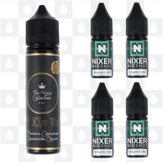 Off The Rails by The Kings Collection E Liquid | 60ml Longfill, Nicotine Type: Regular Nicotine, Strength & Size: 12mg • 60ml • Inc Shots (50/50)