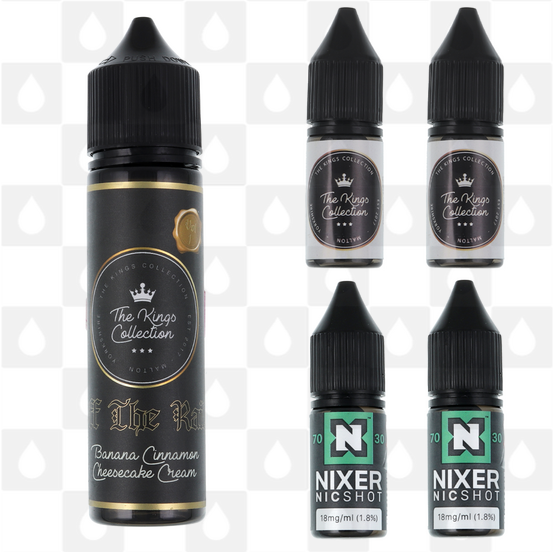 Off The Rails by The Kings Collection E Liquid | 60ml Longfill, Nicotine Type: Regular Nicotine, Strength & Size: 06mg • 60ml • Inc Shots (50/50)