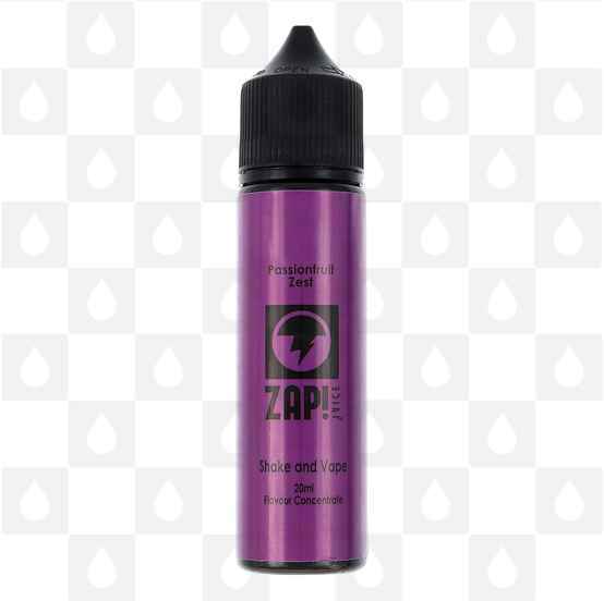 Passionfruit Zest | Shake & Vape by Zap E Liquid | 60ml Long Fill, Nicotine Type: Nicotine Free, Strength & Size: 20ml Concentrate (Mix Before Use)